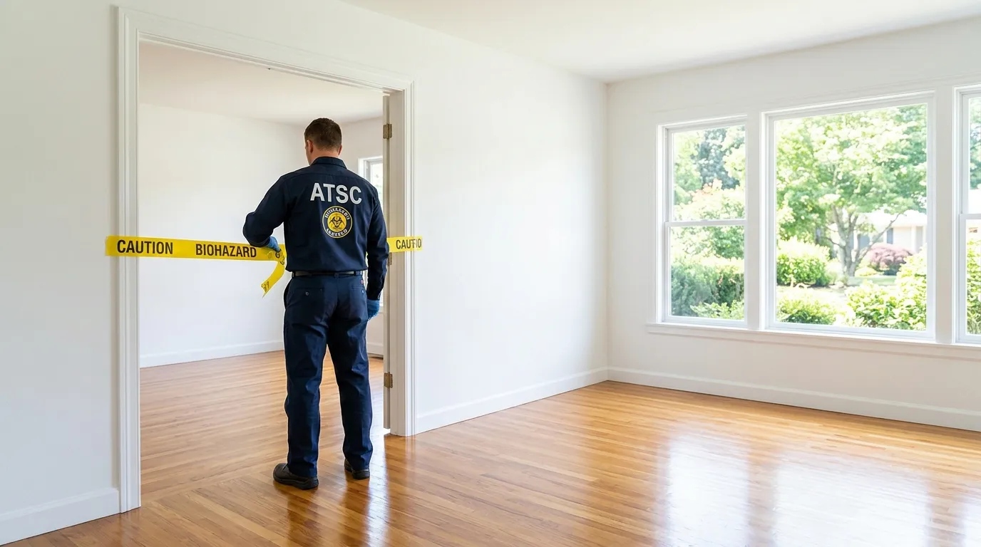 Certified biohazard cleanup crew performing Crime Scene Cleanup in Holmesburg
